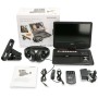 Lenco DVP-1010 10" 1024 x 600pixels Noir - Lecteurs DVD (Noir, CD,DVD, NTSC,PAL, 25,4 cm (10"), 1024 x 600 pixels, 16:9)
