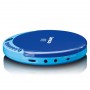 Lenco CD-011 - Lecteur CD portable Walkman - Diskman - CD Walkman - Avec écouteurs et câble de chargement micro USB - Bleu