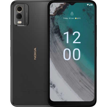 Nokia Smartphone C32 6,5 po HD+ 3 GB de RAM/64 GB de ROM, appareils Photo 50 MP/8 MP, Batterie de 3 Jours, Dos en Verre trempé, Indice de Protection IP52, Android 13, Double SIM Gris