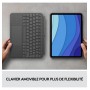 Logitech Rugged Folio pour iPad (10e génération) Étui Clavier de Protection avec Logiciel Smart Connector et Clavier Durable résistant aux éclaboussures - German Layout