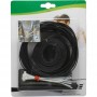 Kit tuyau pour câbles, InLine®, noir