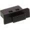 InLine® Dust Cover pour DisplayPort socket noir 50 pcs.