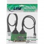 Support PCI InLine® Dual SAS avec câble 2x ext. SFF-8088 à 2x int. SFF-8087 0.5m