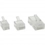 Prise de sertissage InLine® 6P6C RJ12 pour câble plat 100 pcs. pack