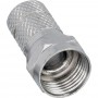 InLine® F-Plug mâle pour câble coaxial avec gaine de câble 6,5 mm 10pcs. Pack