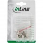 Vis a tête moletée, InLine®, argent, pour boîtier, 12mm, 6 x Pack