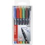 stylo feutre pour transparents OHPen universal,etui de 6