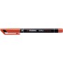 Stylo-feutre STABILO OHPen permanent 1 mm - rouge