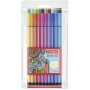 Feutre de dessin - STABILO Pen 68 - Pochette x 20 feutres pointe moyenne - Coloris assortis