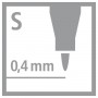 STABILO Marqueurs permanent Write-4-all S Superfin 0,4 mm Vert