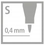 Stabilo - Write-4-all - Pochette de 4 Stylos-feutres - 0,4 mm - Vert/Rouge/Bleu/Noir