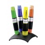 Set de bureau x 4 surligneurs STABILO LUMINATOR - jaune + vert + bleu foncé + orange