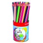 Crayon de coloriage - STABILO woody 3in1 - etui carton x 10 crayons de couleur