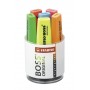 Pot x 6 surligneurs STABILO BOSS ORIGINAL - jaune + bleu + vert + rouge + orange + rose