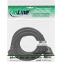 Rallonge de câble d'alimentation InLine® type F allemand 7 m avec sécurité enfants noir