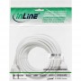 Rallonge de câble d'alimentation InLine® type F allemand 10 m avec sécurité enfant blanc