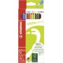 Etui carton x 12 crayons de couleur STABILO GREENcolors