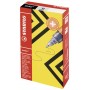 Stylo roller - STABILO Worker+ - Lot x 10 stylos pointe fine- Noir