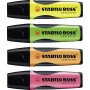 Stabilo Boss Executive Lot de 4 surligneurs de qualite superieure Vert/rose/orange/jaune