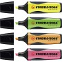 Stabilo Boss Executive Lot de 4 surligneurs de qualite superieure Vert/rose/orange/jaune