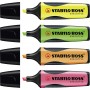 Stabilo Boss Executive Lot de 4 surligneurs de qualite superieure Vert/rose/orange/jaune