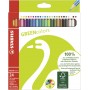 Stabilo© Lot de 24 crayons de couleur GREENcolors certifies