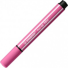 Feutre pointe biseautée STABILO Pen 68 MAX - rose framboise