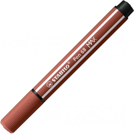 Feutre pointe biseautée STABILO Pen 68 MAX - marron chocolat