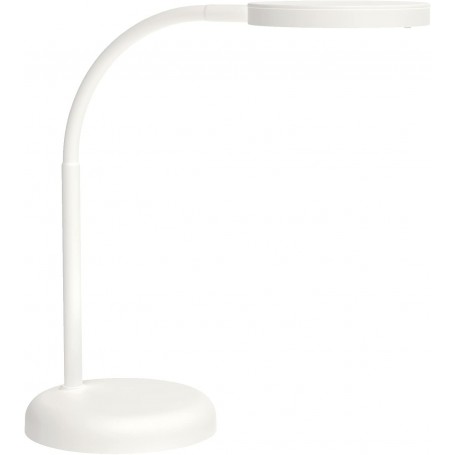 MAUL Lampe de bureau LED MAULjoy, socle, blanc