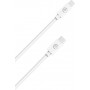 Cable C/MFI 3A - 50 cm Recyclé Blanc