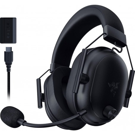 Razer BlackShark V2 HyperSpeed - Casque Gaming Esports sans fil (Ultraléger 280g, Microphone HyperClear, Haut-parleurs TriForce de 50mm) Noir