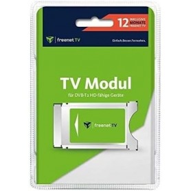 freenet TV CI+ Module avec 12 Mois de Crédit TV Freenet pour Antenne DVB-T2 HD