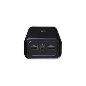Power Bank Power Pro PD 30000 mAh Power Delivery, LiPo Lithium polymère, Batterie Externe, Chargeur Externe, Sortie : 2 x USB-A et 1 x USB-C, entrée : 1 x Micro-USB et 1 x USB-C, Noir