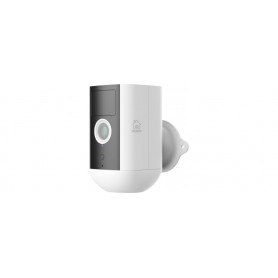 Deltaco Smart Home Caméra de sécurité IP Intelligente sur Batterie - Outdoor IP54 - Batterie Rechargeable - 2MP 1080p - WiFi - App - Blanc