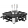 WMF Lumero Station Gourmet 3-en-1, Raclette, Appareil à fondue, Grill électrique d'intérieur, 8 personnes, Gamme complète d'accessoires, Cuisson simultanée, Revêtement acier inoxydable 0415480011