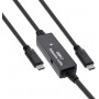 InLine® USB 3.2 Gen.1 active cable, USB-C male to USB-C male, 5m