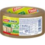 tesapack adhesive tape Eco ultra strong PP, 66m x 50mm, brown, 58299