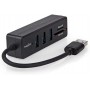 Hub USB | USB-A Mâle | 3x USB A Femelle | 5-Port port(s) | USB 3.2 Gen 1 | Alimenté par port USB | 5 Gbps | SD & MicroSD