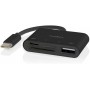 Hub USB | 1x USB-C™ | 1x USB A / 1x USB-C™ | 4-Port port(s) | USB 2.0 | Alimenté par port USB | SD & MicroSD