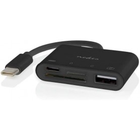 Hub USB | 1x USB-C™ | 1x USB A / 1x USB-C™ | 4-Port port(s) | USB 2.0 | Alimenté par port USB | SD & MicroSD