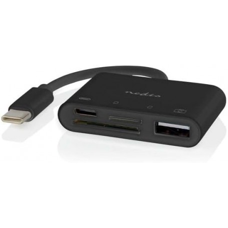 Hub USB | 1x USB-C™ | 1x USB A / 1x USB-C™ | 4-Port port(s) | USB 2.0 | Alimenté par port USB | SD & MicroSD