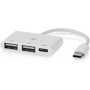 Hub USB | 1x USB-C™ | 1x USB-C™ / 2x USB 2.0 A Female | 3-Port port(s) | Alimenté par port USB