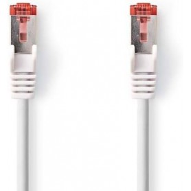 Câble réseau CAT6a | S/FTP | RJ45 Male | RJ45 Male | 1.50 m | Rond | LSZH | Blanc | Boîte