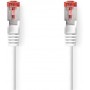 Câble réseau CAT6a | S/FTP | RJ45 Male | RJ45 Male | 2.00 m | Rond | LSZH | Blanc | Boîte