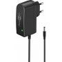 12 V Alimentation (7,2 W / 0,6 A)avec fiche coaxiale de 5,5 mm x 2,1 mm