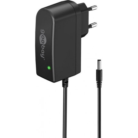 12 V Alimentation (7,2 W / 0,6 A)avec fiche coaxiale de 5,5 mm x 2,1 mm