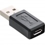 Adaptateur InLine® Micro-USB, USB A mâle à Micro-USB B femelle