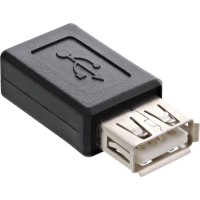 Adaptateur InLine® Micro-USB, USB A femelle à Micro-USB B femelle