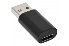 Adaptateur InLine® USB 2.0, USB-A mâle à USB Type-C femelle