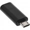 Adaptateur InLine® USB 2.0, Micro-USB mâle à USB Type-C femelle